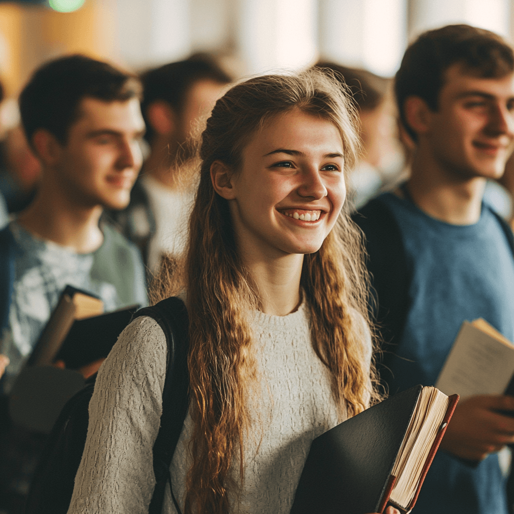 Moldovan Christian youth arriving with Bibles at Anchored Conference